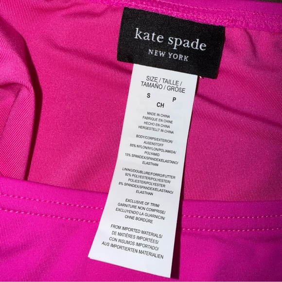 🆕 Kate Spade Off Shoulder Ruffle Top and High Waist Bikini - Picture 7 of 12